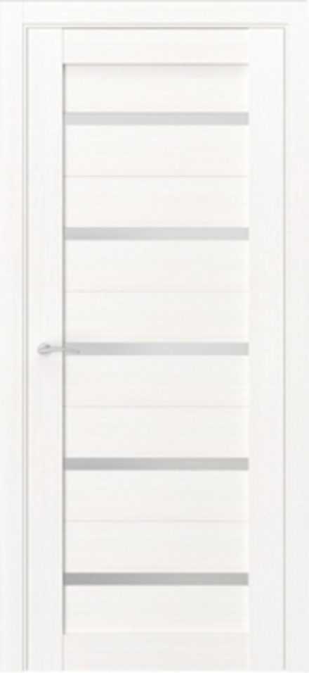 Межкомнатные двери WestStyle "Q55" (RE1) Лиственница белая/Белое сатинат ДО