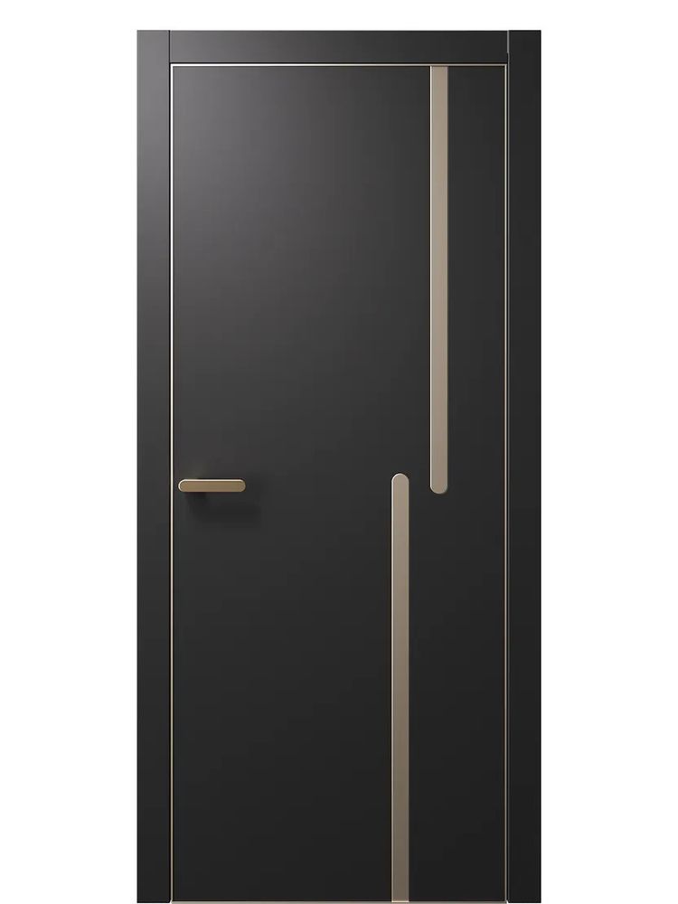 Двери WestStyle  &quot;IN Miavi M&quot; Стоунлайн Дарк /молдинг /алюм.кромка  ДГ