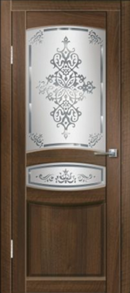 Межкомнатные двери ДВЕРНАЯ ЛИНИЯ "ГАРМОНИЯ" Барон темный ДО