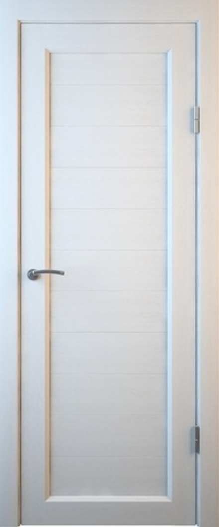 Межкомнатные двери MART DOORS Н1 Белое дерево/Сатинат (ДГ)