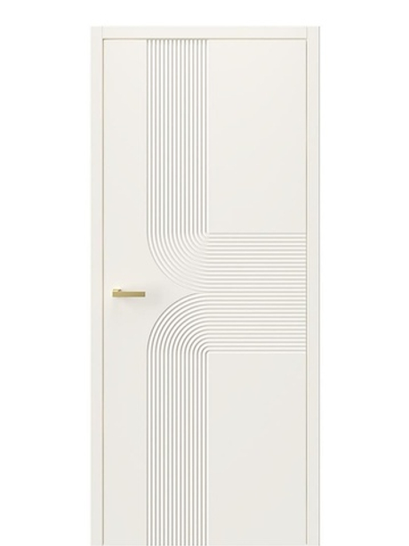 Двери WestStyle  Molis 1 без оформления RAL 9010 Бежевый ДГ