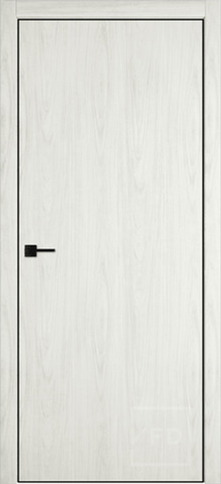 Межкомнатные двери ВФД "URBAN Z" Charm Forest 4х4 BE / Black Edge (Алюминиевая кромка) ДГ