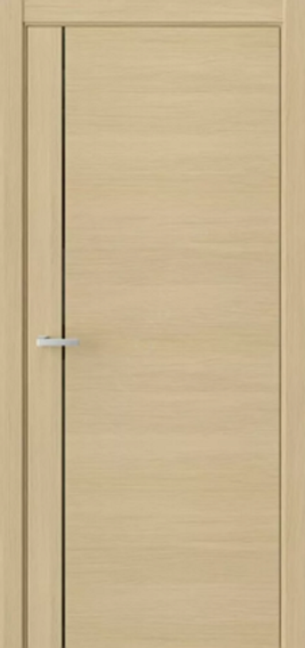 Межкомнатные двери WestStyle "EW 11" Санлемо горизонт/Черное триплекс ДО