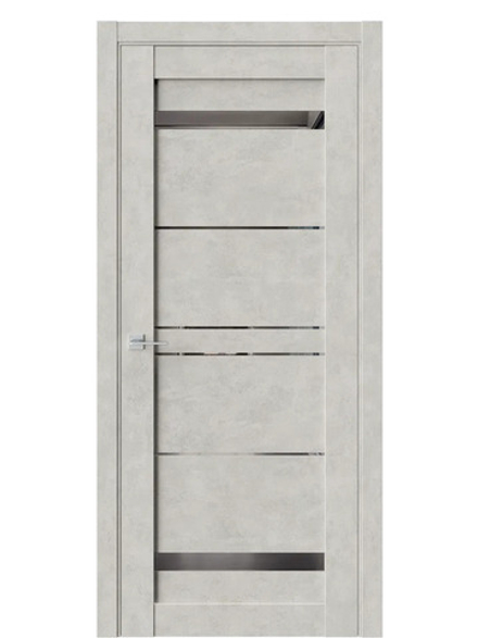 Двери WestStyle  "CZ 4 Бетон смоки/зеркало графит ДО