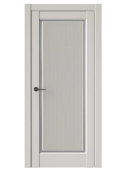 Двери WestStyle  LVT 1 FL Песчаный Рай/ Графит Сатинат ДО