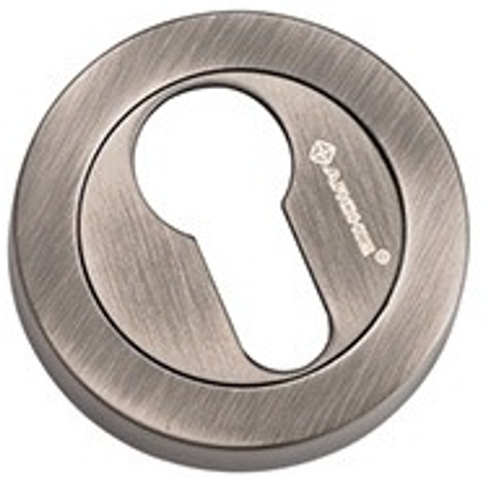 Накладка на евроцилиндр cl-20g cl bl.silver черненое серебро
