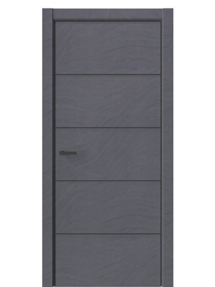 Двери WestStyle  "IN 27" Стоунлайн Дарк /алюм.кромка  ДГ