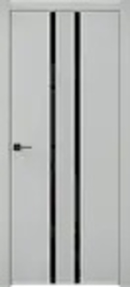 Двери Universe "Zeta Classic 5" (ДГО) черное стекло