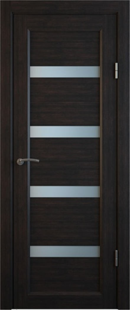 Межкомнатные двери MART DOORS В4 Венге/Сатинат (ДО)