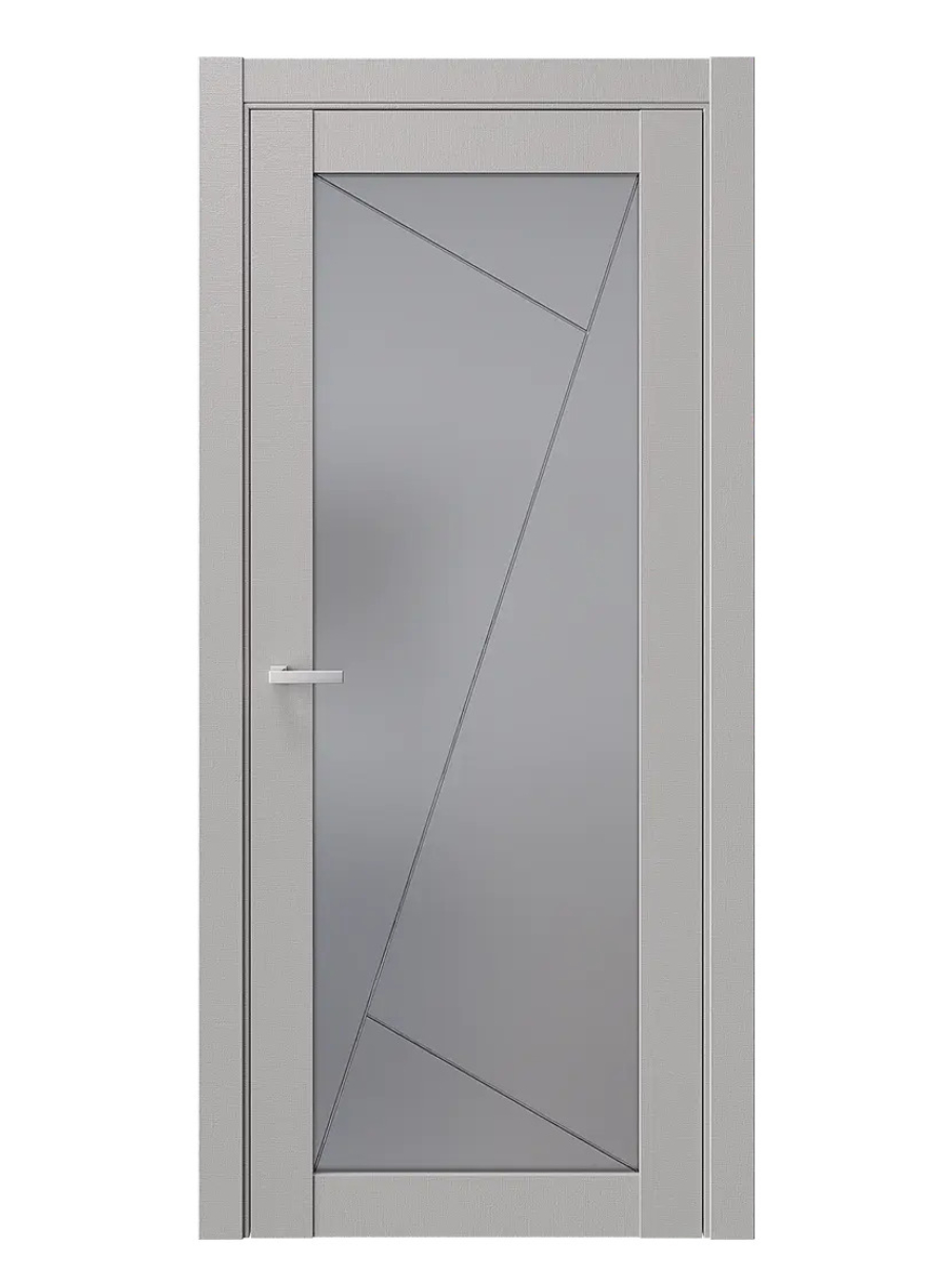 Двери WestStyle  NR2  Лен Оникс /Графит Сатинат ДО