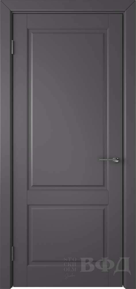 Дверь владимирская фабрика дверей &quot;доррен&quot; графит эмаль 58дго6