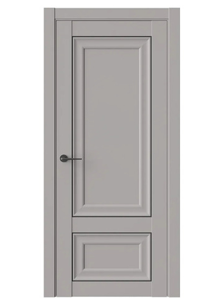 Двери WestStyle HR1 Сенди /Графит Сатинат  ДО