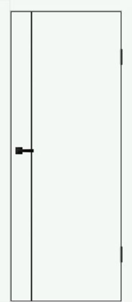 ДВЕРИ GALANT М1 Белый опал ABS кромка чёрная ДВЕРИ GALANT М1 Белый опал ABS кромка чёрная