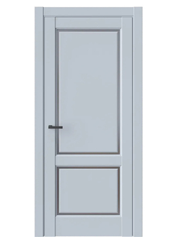 Двери WestStyle  LVT 3 Белая Ночь/ Графит Сатинат ДО