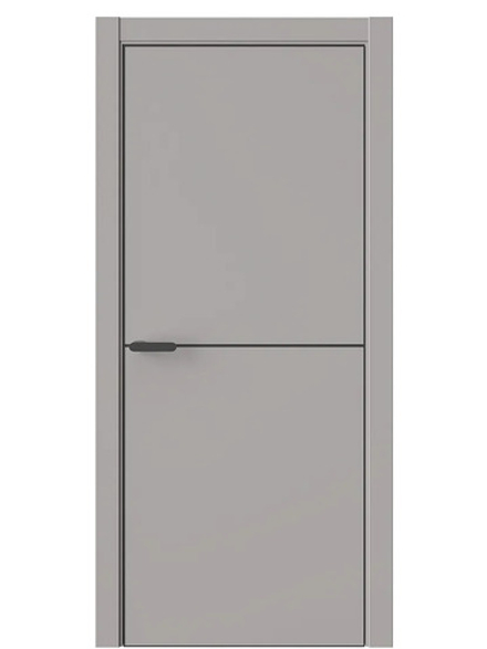 Двери WestStyle  "IN 391" Макиато /алюм.кромка  ДГ