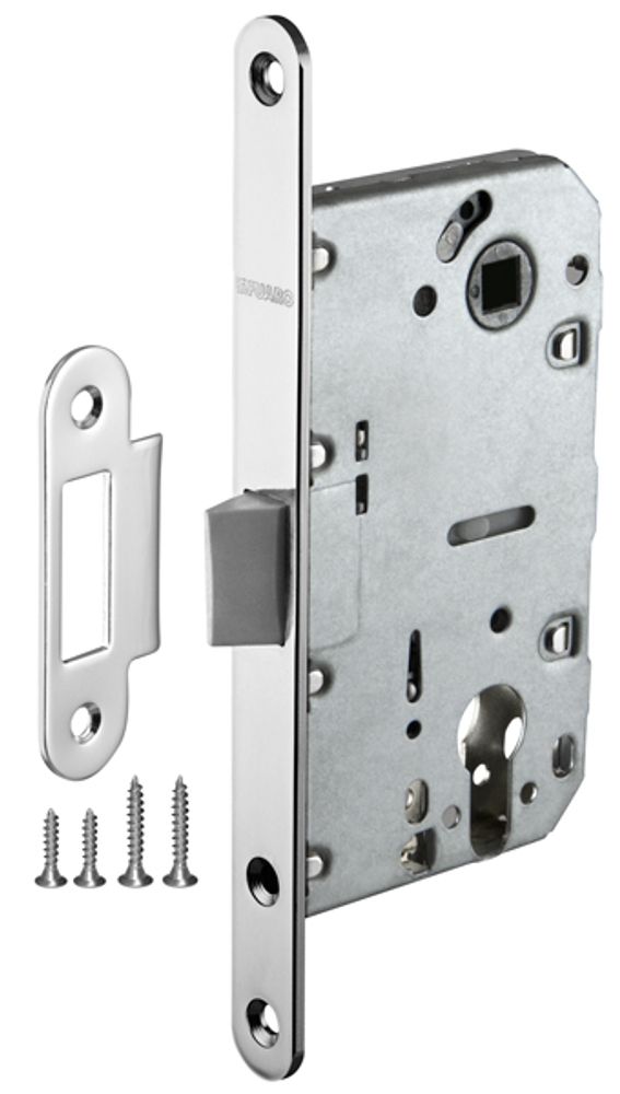 Корпус замка fuaro (фуаро) plastic p85c-50 cp хром