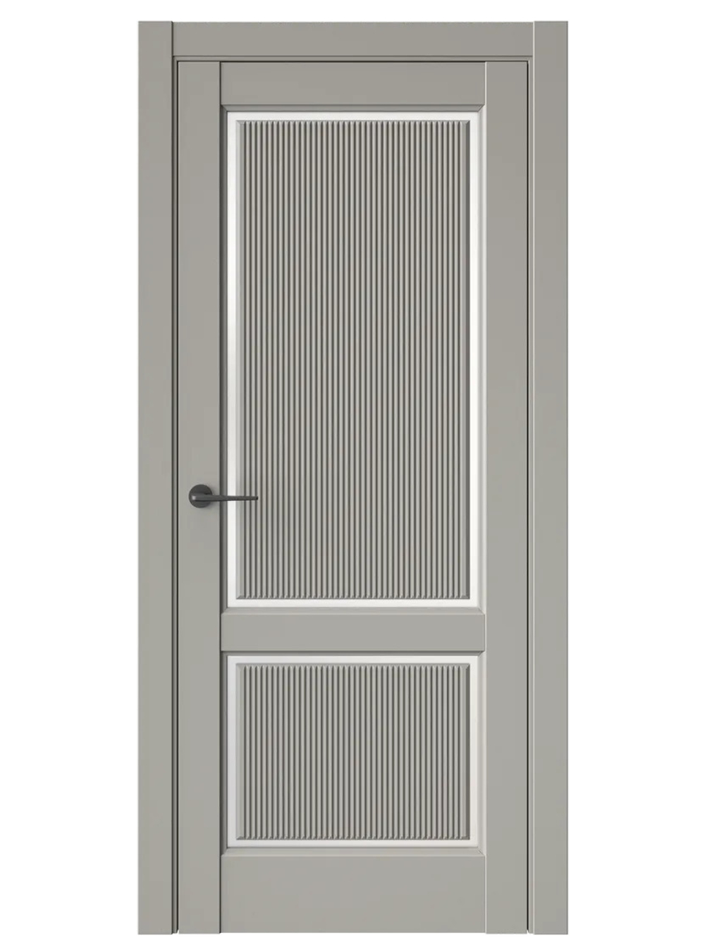 Двери WestStyle  LVT 3 FL Пустынное Золото/ Белое Сатинат ДО