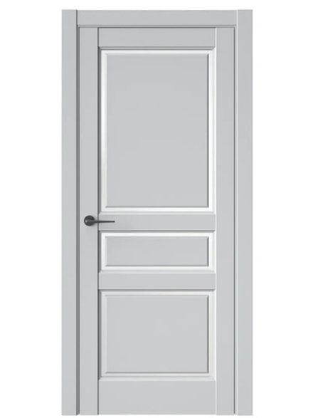 Двери WestStyle  LVT 5 Агатовое Сияние/ Белое Сатинат ДО