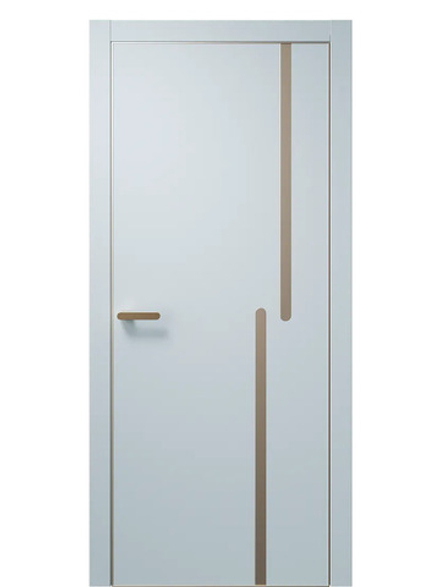 Двери WestStyle  "IN М2.1" Белая Ночь /молдинг /алюм.кромка  ДГ