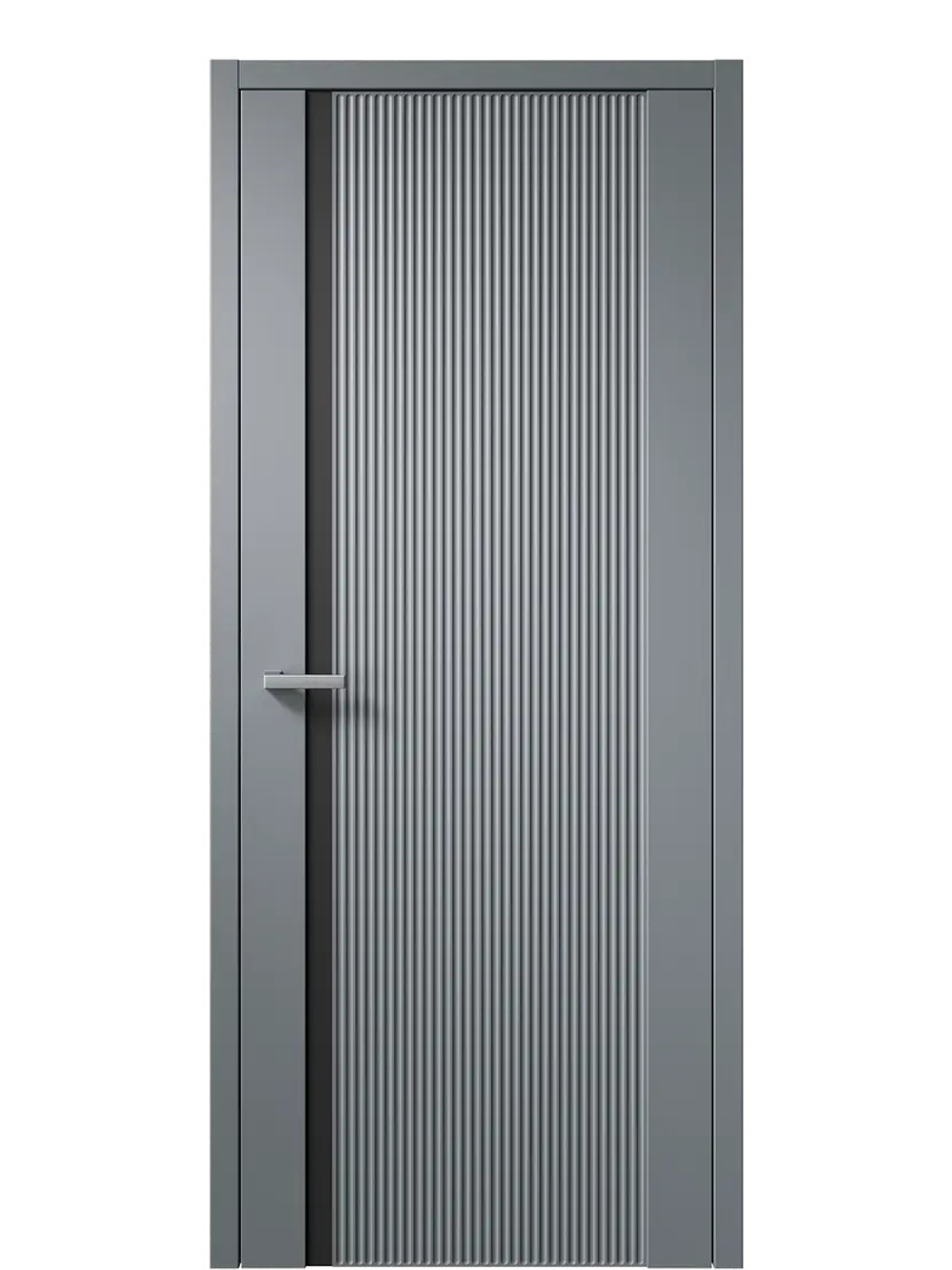 Двери WestStyle F30 F Альпийская ночь /Черное сатин Matelac  ДО