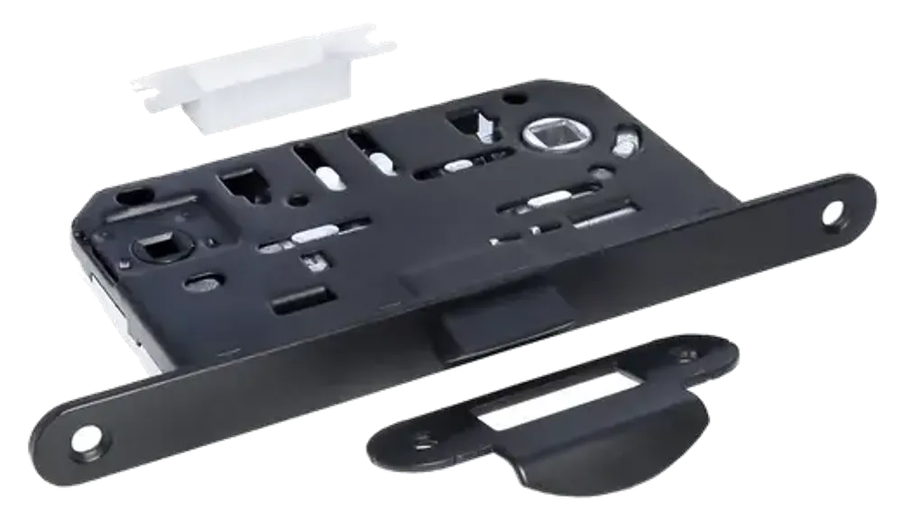 Защелка бесшумная многофункциональная morelli 1895p bl цвет - черный