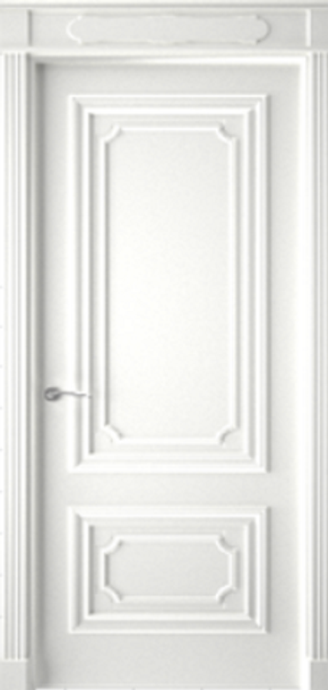 Interne doors "прима-3" багет (дг) белая эмаль