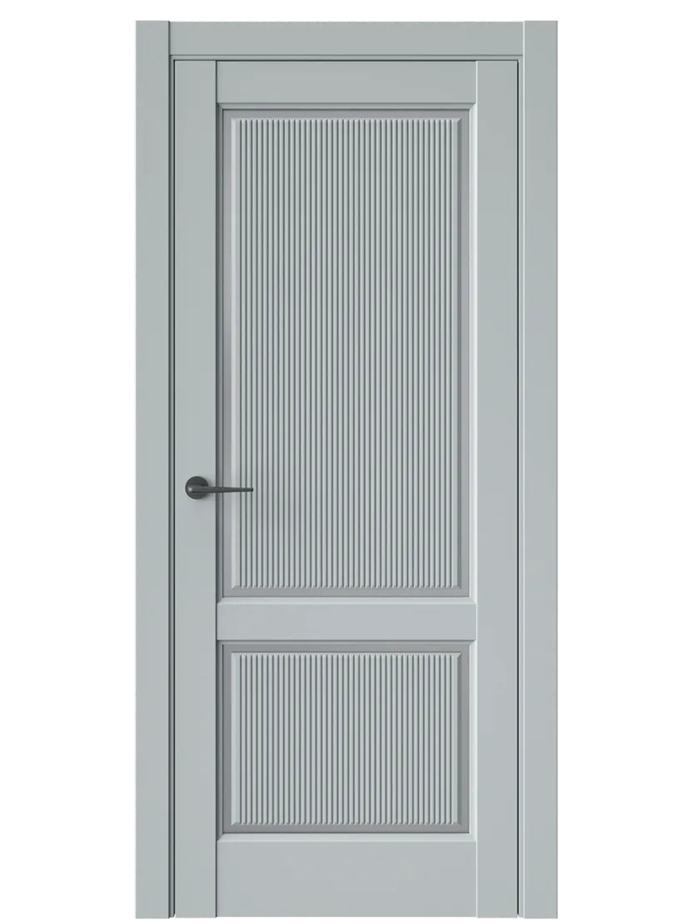 Двери WestStyle  LVT 3 FL Платиновый Дым/ Графит Сатинат ДО