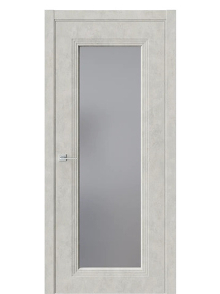 Двери WestStyle  Monte 2 Бетон Смоки /Графит Сатинат ДО