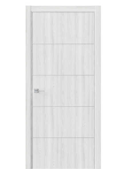 Двери WestStyle  "IN 27" Клен Айс /алюм.кромка  ДГ