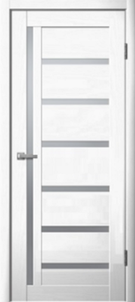 Межкомнатные двери царговые ЦДО 110 Белый Софт / Сатин  ДО