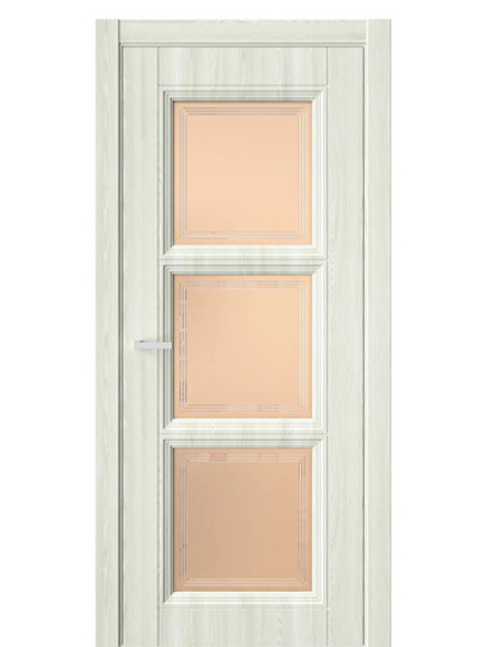 Двери WestStyle  Demiss 6  Клен Крем / бронза сатинат ДО