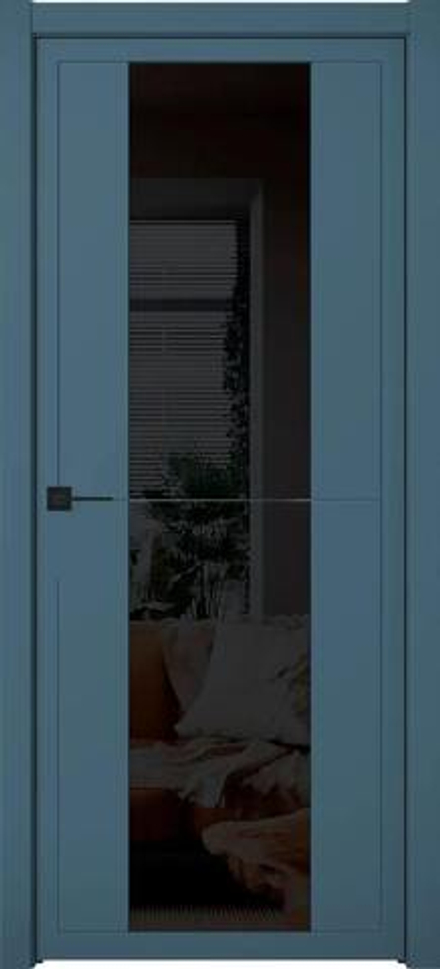 Двери Universe "Universe 6" (ДО) чёрное стекло