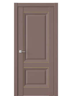 Двери WestStyle  PL3F Милкшейк /Молдинг ДГ