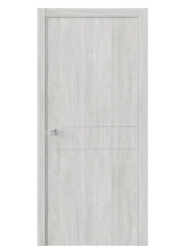 Двери WestStyle  "IN 20" Дуб Оксфорд /алюм.кромка  ДГ
