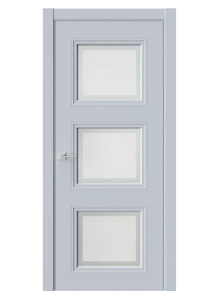 Двери WestStyle Eliss 6 Белая ночь /белое сатинат  ДО