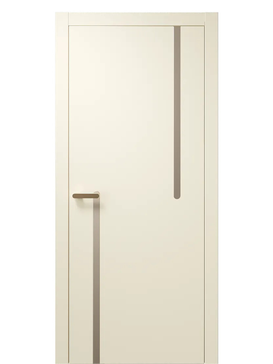 Двери WestStyle  "IN М2" Лазурный Песок /молдинг /алюм.кромка  ДГ