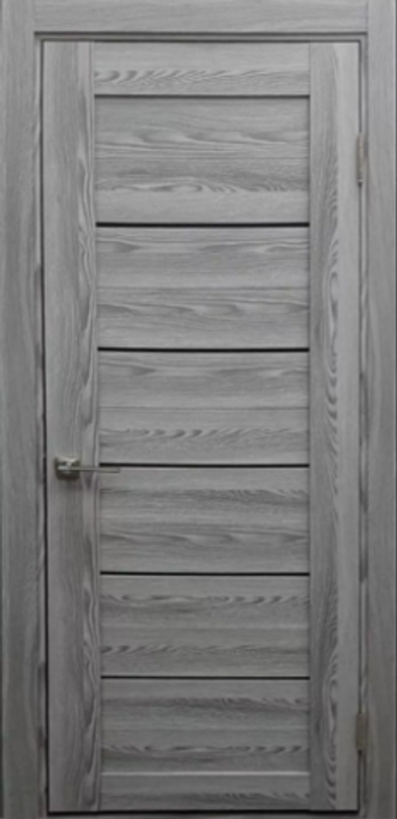 Межкомнатные двери ВФД GL Atum X 5 Smoke / Black Gloss (ДО)