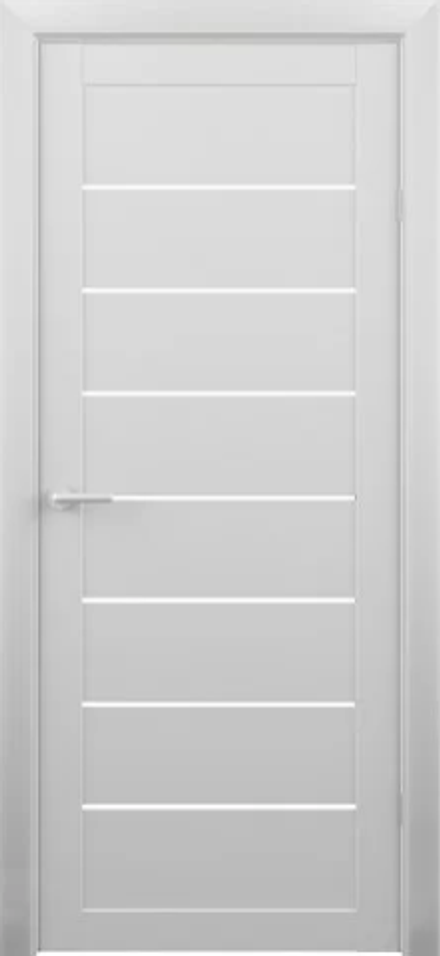 Межкомнатные двери ALBERO "Сеул" Белый винил (ДО)