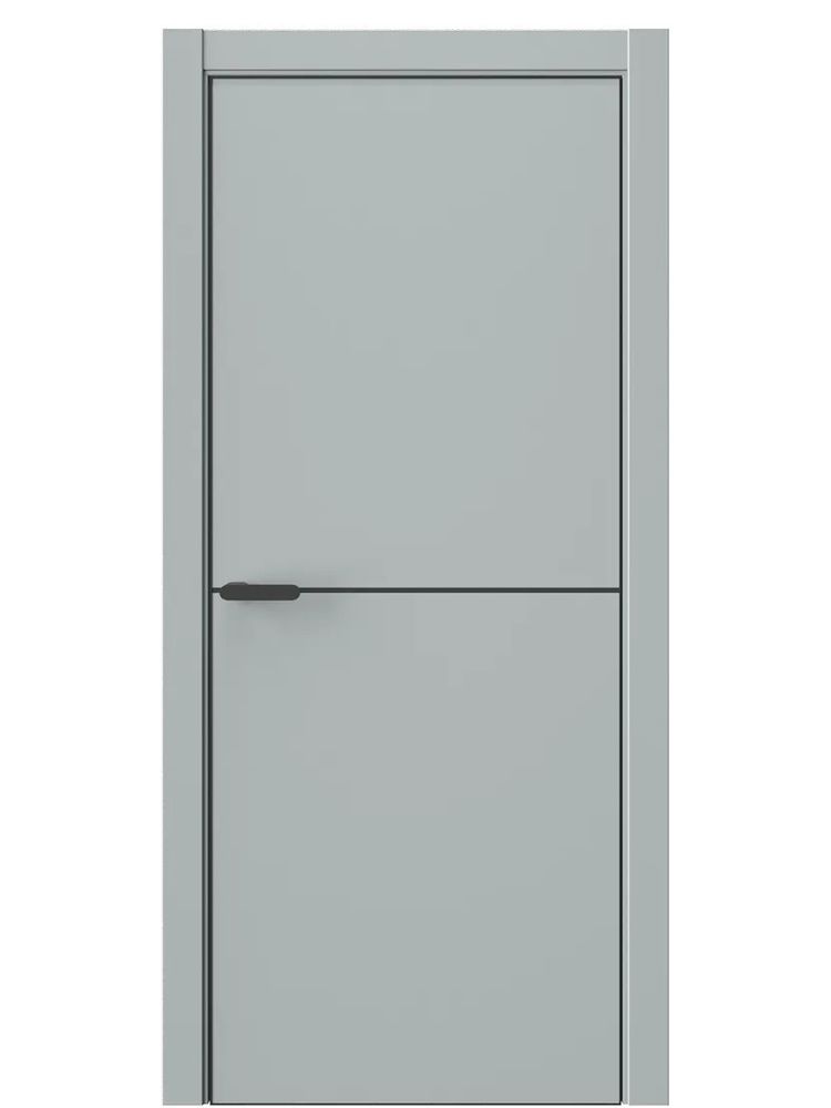 Двери WestStyle  "IN 391" Платиновый Дым /алюм.кромка  ДГ