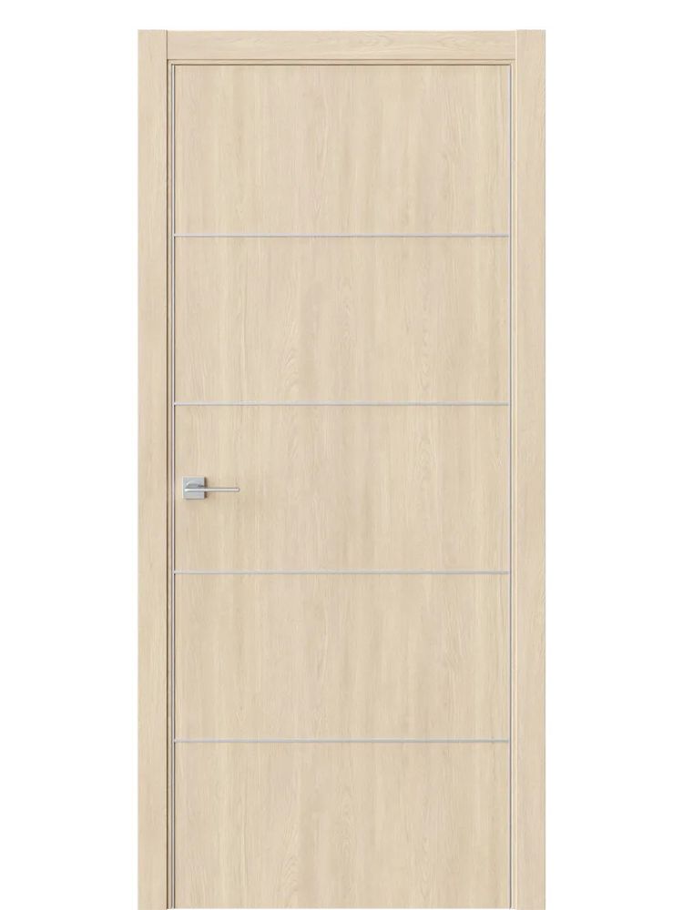 Двери WestStyle  "IN 27" Сенди /алюм.кромка  ДГ