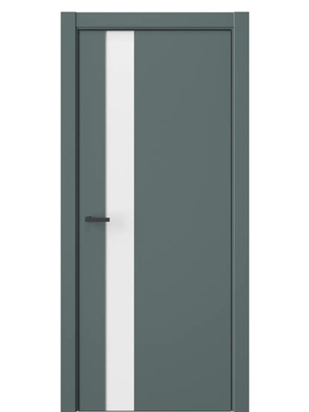 ДВЕРИ WestStyle  "IN 2" Нефритовый Сад /Аляска сатин Matelac /алюм.кромка  ДО