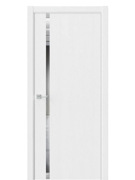 Двери WestStyle  "IN 36" Дуб Винта /Зеркало /алюм.кромка ДО