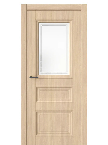 Двери WestStyle  Demiss 12  Сенди / белое сатинат ДО