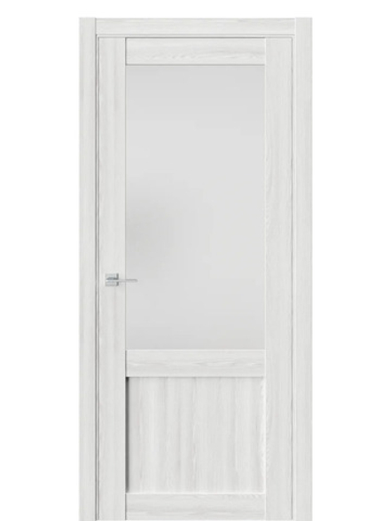 Двери WestStyle  NR4  Клён Айс /Белое Сатинат ДО