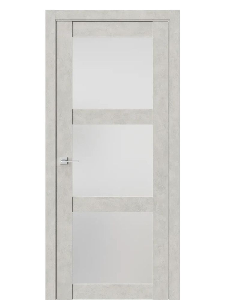 ДВЕРИ WestStyle NR6 Бетон Смоки /Белое Сатинат ДО ДВЕРИ WestStyle NR6 Бетон Смоки /Белое Сатинат ДО