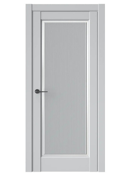 Двери WestStyle  LVT 1 FL Агатовое Сияние/ Белое Сатинат ДО