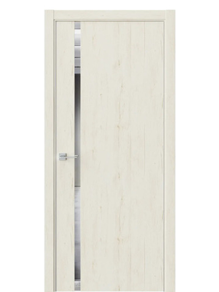 Двери WestStyle  "IN 36" Дуб Джентл /Зеркало /алюм.кромка ДО