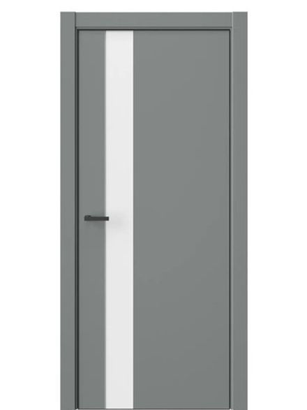 ДВЕРИ WestStyle  "IN 2" Морская Галька /Аляска сатин Matelac /алюм.кромка  ДО