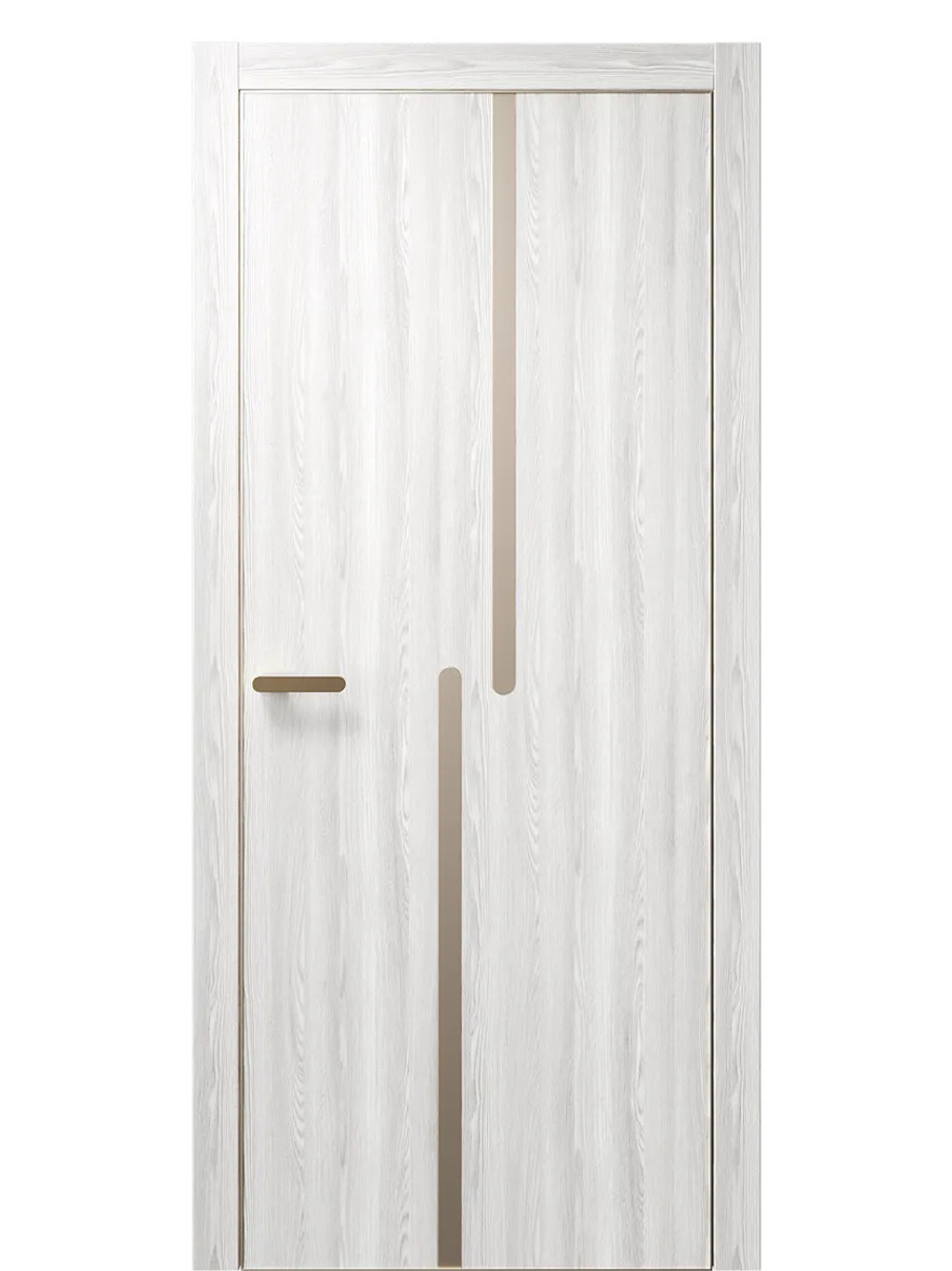 Двери WestStyle  "IN М2.2" Клен Айс /молдинг /алюм.кромка  ДГ