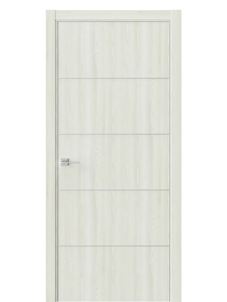 Двери WestStyle  "IN 27" Клен Крем /алюм.кромка  ДГ